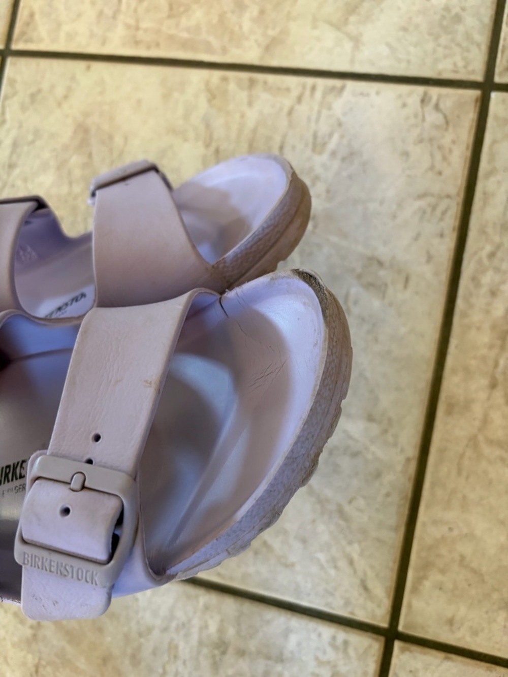 Birkenstock Lavender EVA Two-Buckle Sandals - Picture 4 of 5